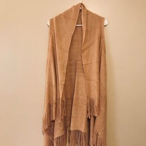 A Light Brown Cardigan